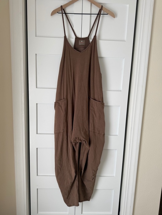 Free People Pants - Free People Hot Shot Onsie ~ size Small in Wild Mustang